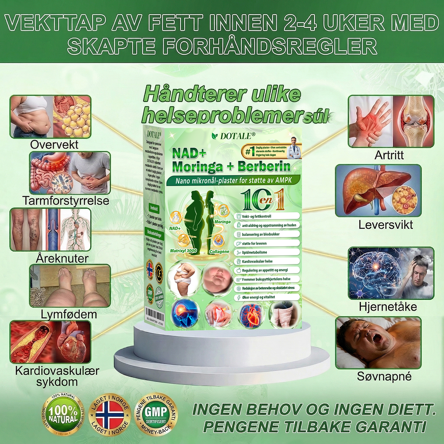 Vent — bestillingen din er ikke fullført ennå… De fleste kunder velger å doble resultatene sine. 👉 Legg til en annen DOTALE® nå og få 50% RABATT (Kun tilgjengelig på denne siden — ikke etter utsjekking).